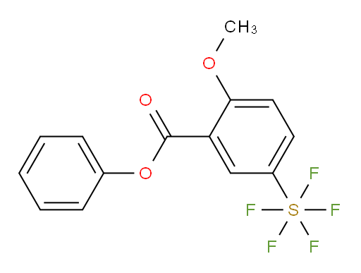 [4-methoxy-3-(phenoxycarbonyl)phenyl]sulfur pentafluoride