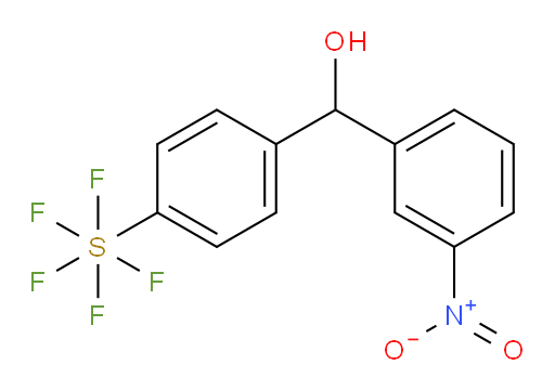 (4-(pentafluoromercapto)phenyl)(3-nitrophenyl)methanol