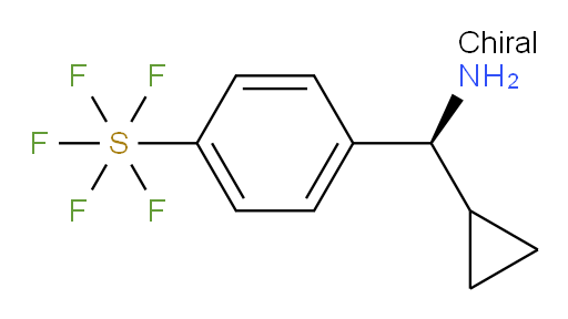[4-[(S)-Aminocyclopropylmethyl]phenyl]sulfur pentafluoride