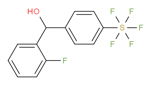 (2-fluorophenyl)(4-(pentafluoromercapto)phenyl)methanol