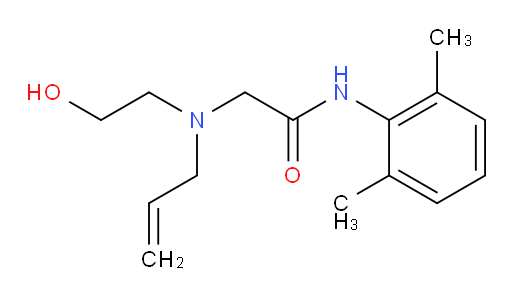 2-(allyl(2-hydroxyethyl)amino)-N-(2,6-dimethylphenyl)acetamide