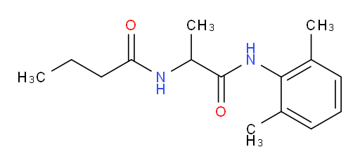 N-(1-((2,6-dimethylphenyl)amino)-1-oxopropan-2-yl)butyramide