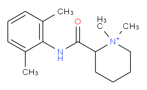 2-((2,6-dimethylphenyl)carbamoyl)-1,1-dimethylpiperidin-1-ium