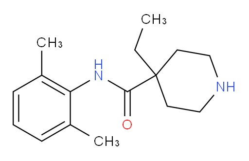 N-(2,6-dimethylphenyl)-4-ethylpiperidine-4-carboxamide