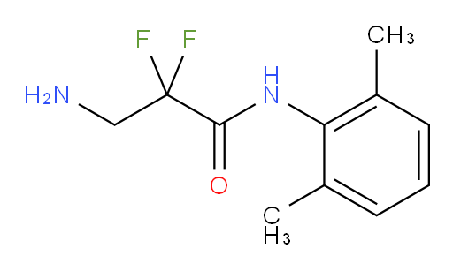 3-amino-N-(2,6-dimethylphenyl)-2,2-difluoropropanamide
