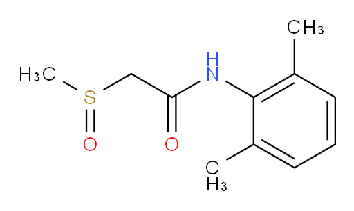 N-(2,6-dimethylphenyl)-2-(methylsulfinyl)acetamide