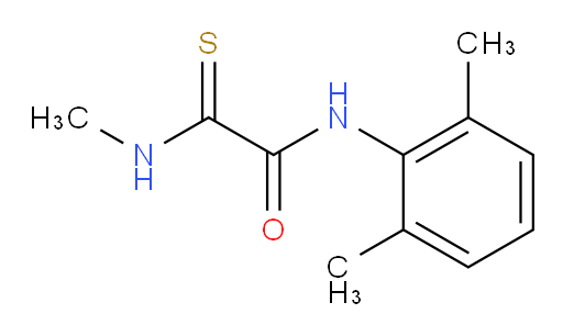 N-(2,6-dimethylphenyl)-2-(methylamino)-2-thioxoacetamide