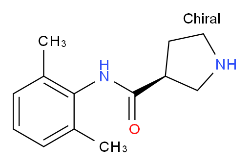 (S)-N-(2,6-dimethylphenyl)pyrrolidine-3-carboxamide