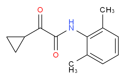 2-cyclopropyl-N-(2,6-dimethylphenyl)-2-oxoacetamide
