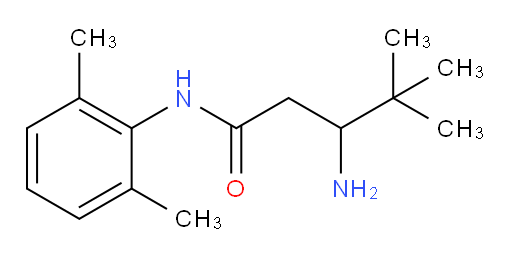 3-amino-N-(2,6-dimethylphenyl)-4,4-dimethylpentanamide