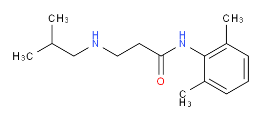 N-(2,6-dimethylphenyl)-3-(isobutylamino)propanamide