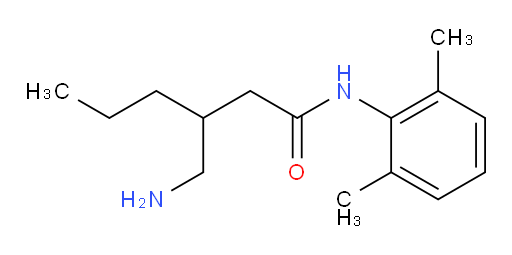 3-(aminomethyl)-N-(2,6-dimethylphenyl)hexanamide