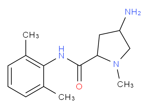 4-amino-N-(2,6-dimethylphenyl)-1-methylpyrrolidine-2-carboxamide