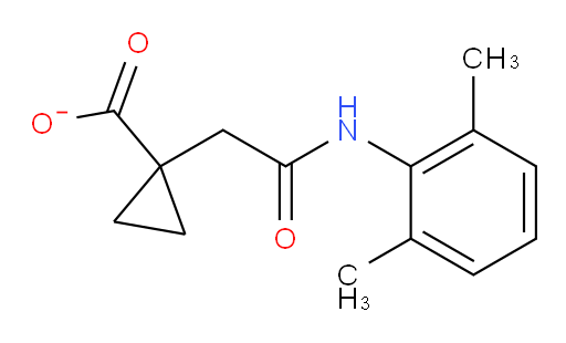 1-(2-((2,6-dimethylphenyl)amino)-2-oxoethyl)cyclopropanecarboxylate