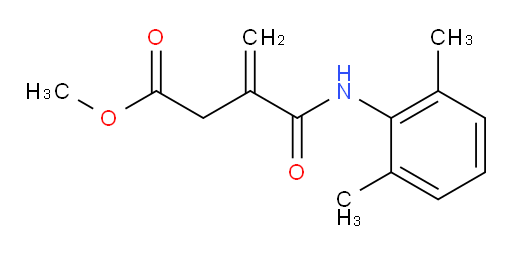 methyl 3-((2,6-dimethylphenyl)carbamoyl)but-3-enoate