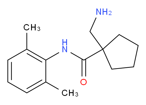 1-(aminomethyl)-N-(2,6-dimethylphenyl)cyclopentanecarboxamide