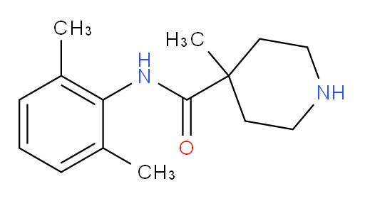 N-(2,6-dimethylphenyl)-4-methylpiperidine-4-carboxamide