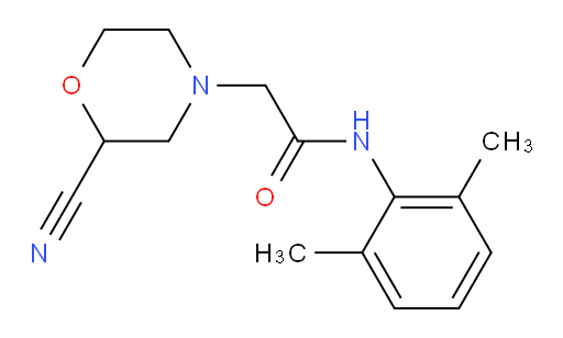 2-(2-cyanomorpholino)-N-(2,6-dimethylphenyl)acetamide