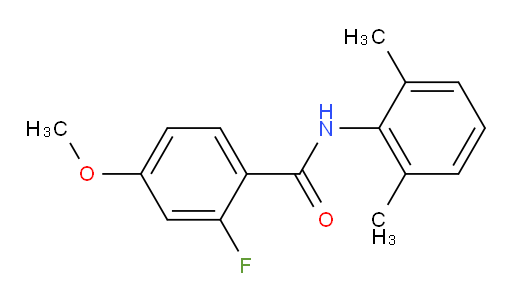 N-(2,6-dimethylphenyl)-2-fluoro-4-methoxybenzamide