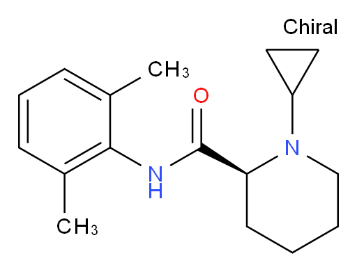 (S)-1-cyclopropyl-N-(2,6-dimethylphenyl)piperidine-2-carboxamide