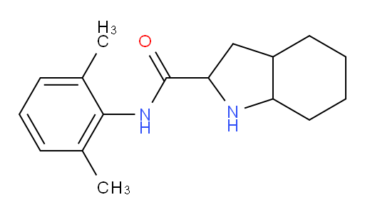 N-(2,6-dimethylphenyl)octahydro-1H-indole-2-carboxamide