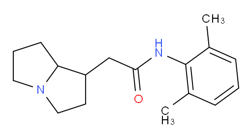 N-(2,6-dimethylphenyl)-2-(hexahydro-1H-pyrrolizin-1-yl)acetamide