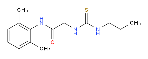 N-(2,6-dimethylphenyl)-2-(3-propylthioureido)acetamide