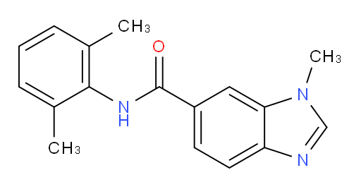 N-(2,6-dimethylphenyl)-1-methyl-1H-benzo[d]imidazole-6-carboxamide