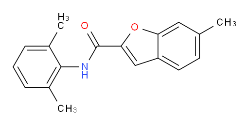 N-(2,6-dimethylphenyl)-6-methylbenzofuran-2-carboxamide
