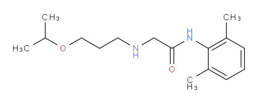 N-(2,6-dimethylphenyl)-2-((3-isopropoxypropyl)amino)acetamide