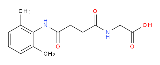 2-(4-((2,6-dimethylphenyl)amino)-4-oxobutanamido)acetic acid