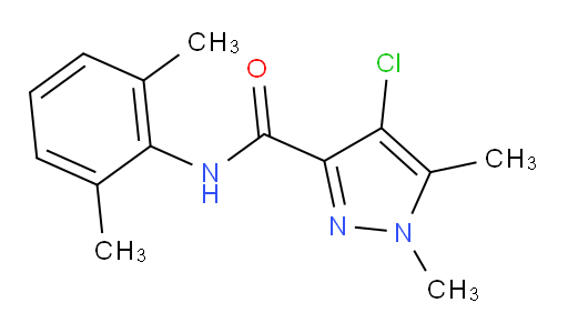 4-chloro-N-(2,6-dimethylphenyl)-1,5-dimethyl-1H-pyrazole-3-carboxamide