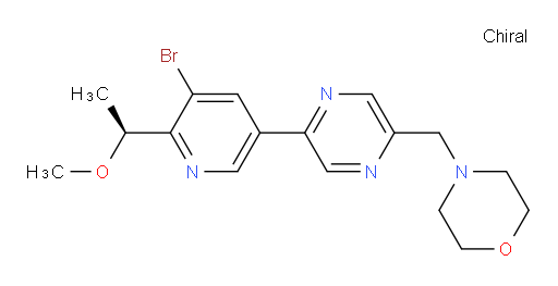 (S)-4-((5-(5-bromo-6-(1-methoxyethyl)pyridin-3-yl)pyrazin-2-yl)methyl)morpholine