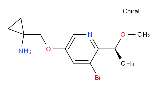 (S)-1-(((5-bromo-6-(1-methoxyethyl)pyridin-3-yl)oxy)methyl)cyclopropanamine