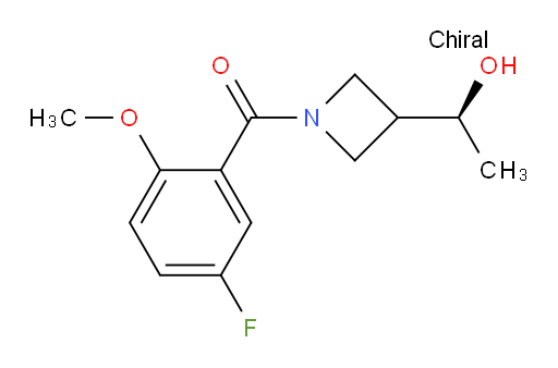 (S)-(5-fluoro-2-methoxyphenyl)(3-(1-hydroxyethyl)azetidin-1-yl)methanone