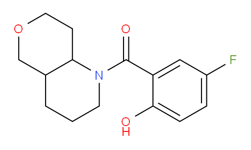 (5-fluoro-2-hydroxyphenyl)(octahydro-1H-pyrano[4,3-b]pyridin-1-yl)methanone
