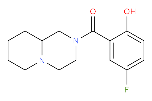 (5-fluoro-2-hydroxyphenyl)(hexahydro-1H-pyrido[1,2-a]pyrazin-2(6H)-yl)methanone