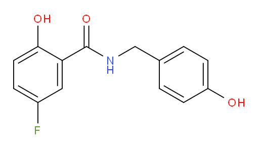 5-fluoro-2-hydroxy-N-(4-hydroxybenzyl)benzamide