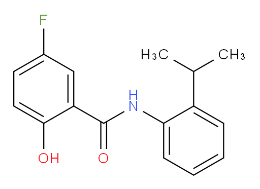 5-fluoro-2-hydroxy-N-(2-isopropylphenyl)benzamide