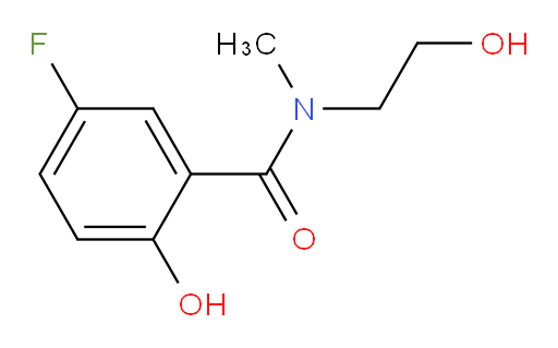 5-fluoro-2-hydroxy-N-(2-hydroxyethyl)-N-methylbenzamide