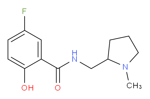 5-fluoro-2-hydroxy-N-((1-methylpyrrolidin-2-yl)methyl)benzamide