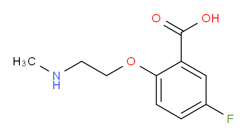 5-fluoro-2-(2-(methylamino)ethoxy)benzoic acid