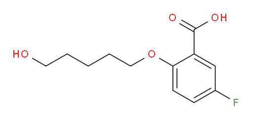 5-fluoro-2-((5-hydroxypentyl)oxy)benzoic acid