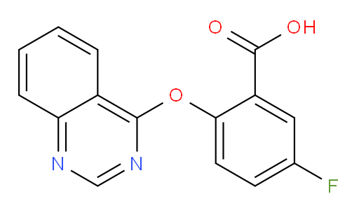 5-fluoro-2-(quinazolin-4-yloxy)benzoic acid