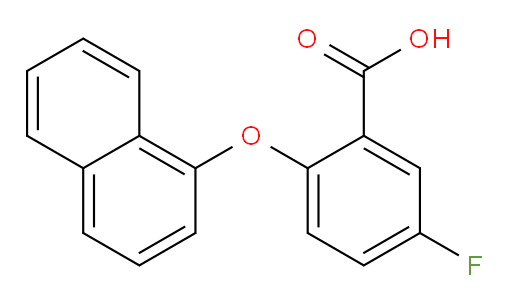 5-fluoro-2-(naphthalen-1-yloxy)benzoic acid