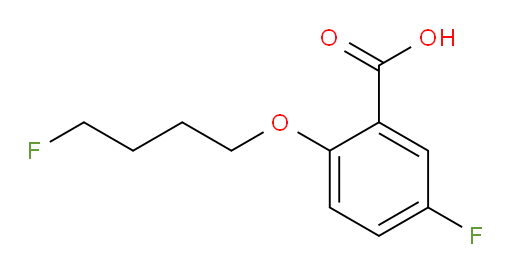 5-fluoro-2-(4-fluorobutoxy)benzoic acid