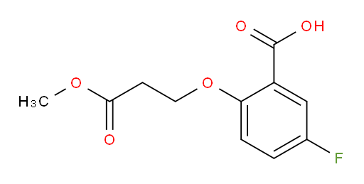 5-fluoro-2-(3-methoxy-3-oxopropoxy)benzoic acid