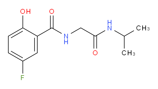 5-fluoro-2-hydroxy-N-(2-(isopropylamino)-2-oxoethyl)benzamide