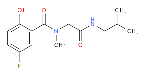 5-fluoro-2-hydroxy-N-(2-(isobutylamino)-2-oxoethyl)-N-methylbenzamide