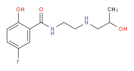 5-fluoro-2-hydroxy-N-(2-((2-hydroxypropyl)amino)ethyl)benzamide